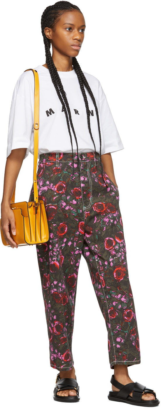 marni trunk orange