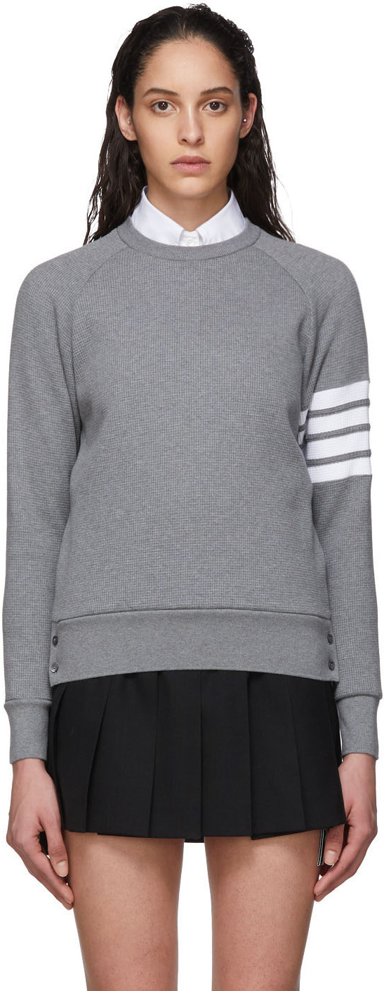 thom browne grey sweatshirt