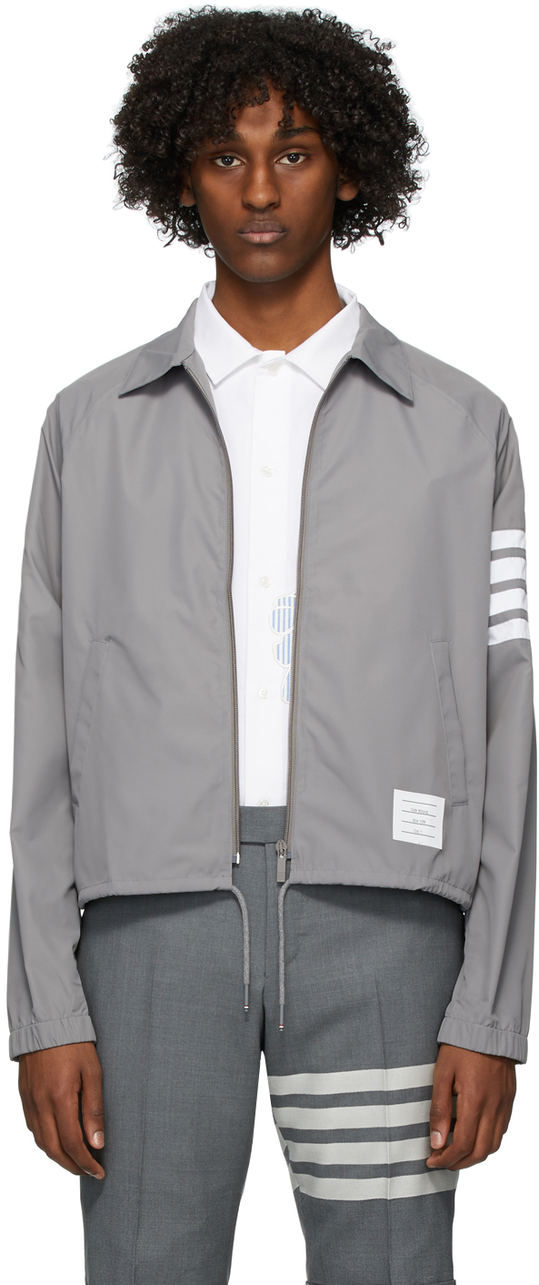 thom browne grey jacket