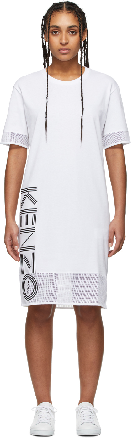 kenzo logo t shirt dress