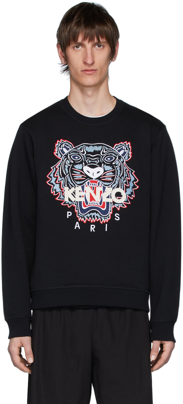 kenzo sweatshirt black tiger