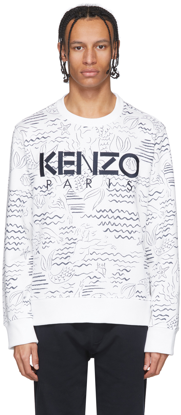 white kenzo sweatshirt