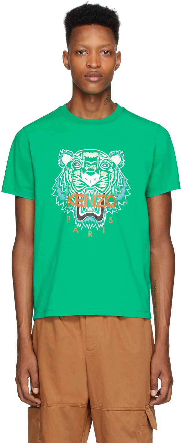 t shirt kenzo vert
