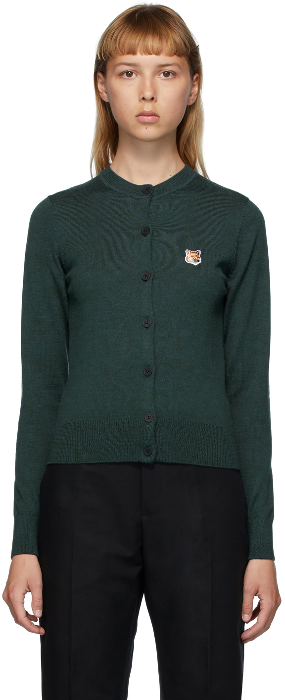 maison kitsune cardigan