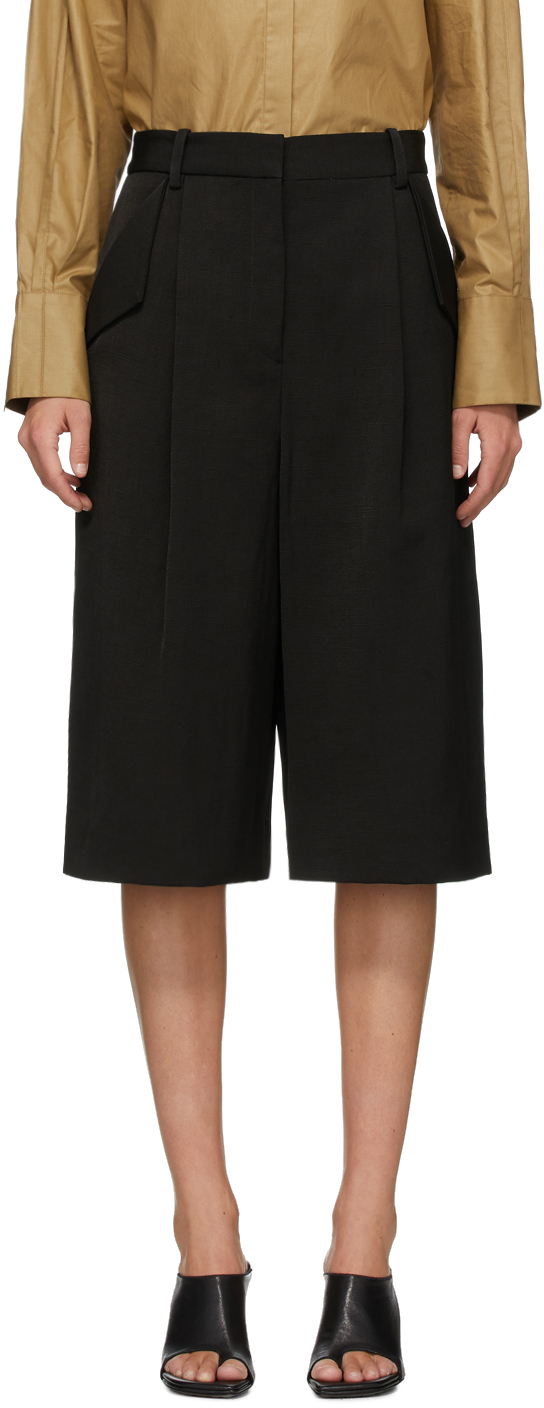 Femme Vêtements Shorts Shorts longs et longueur genou Short gordon Lin Partow en coloris Noir 