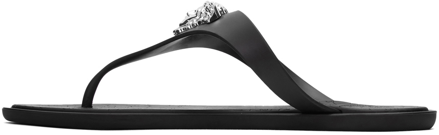 medusa palazzo thong sandals