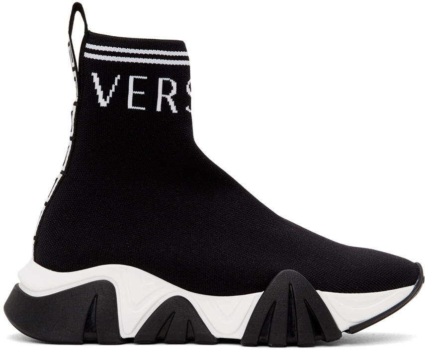 basket chaussette versace