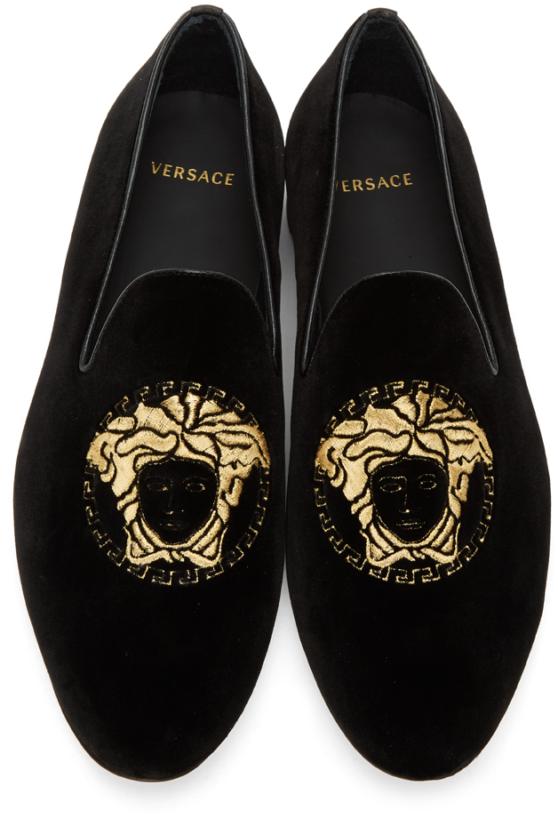 versace loafers medusa