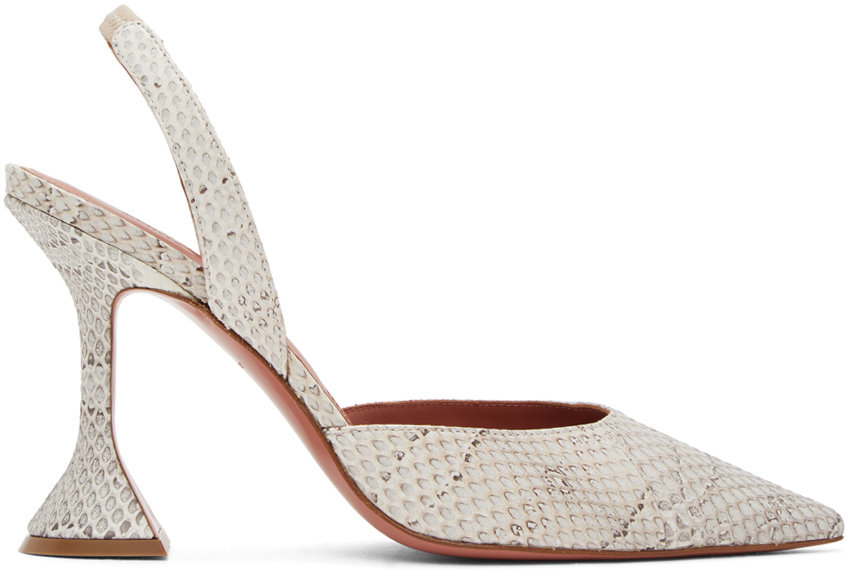 grey slingback shoes