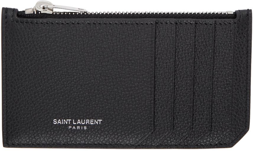 saint laurent long card holder