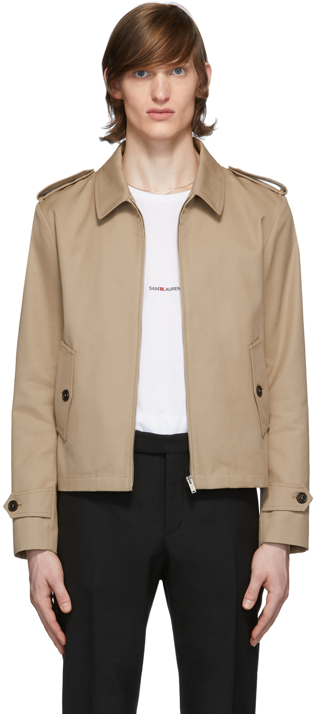 saint laurent khaki jacket