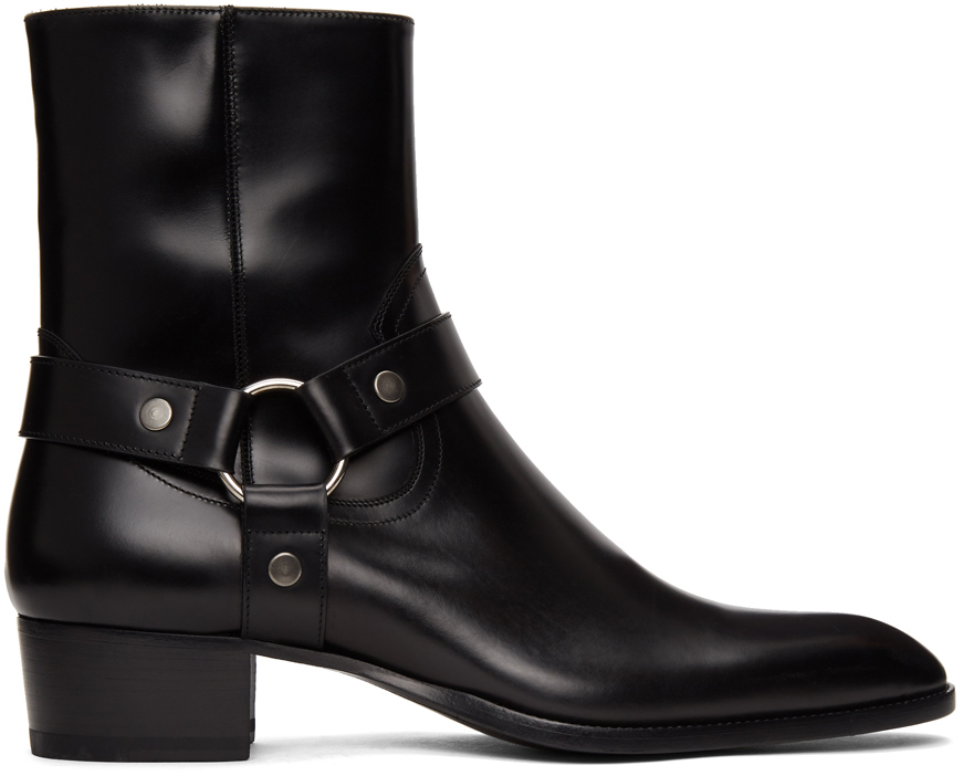 saint laurent harness boots