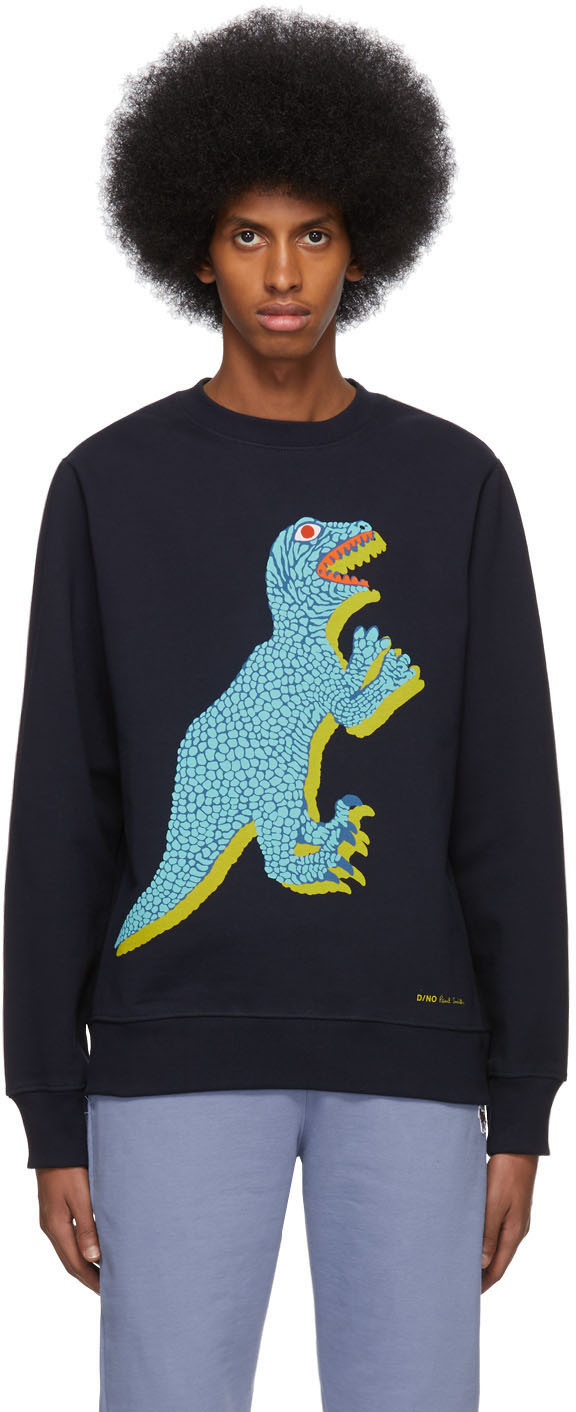 PS by Paul Smith: Navy Big Dino Sweatshirt | SSENSE