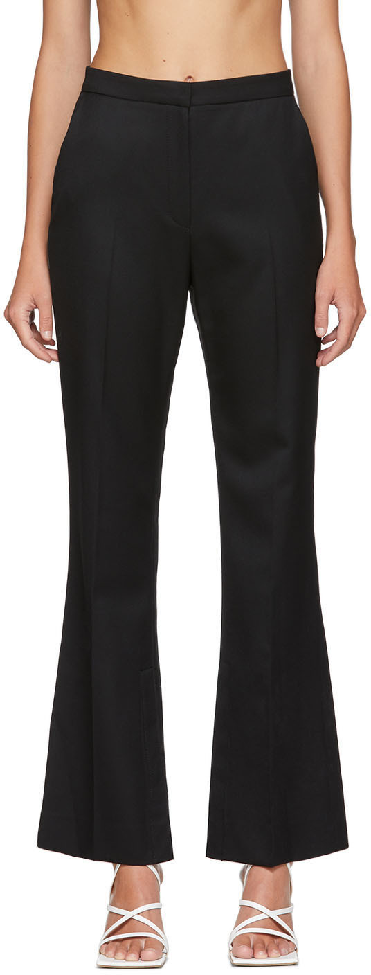 black summer trousers