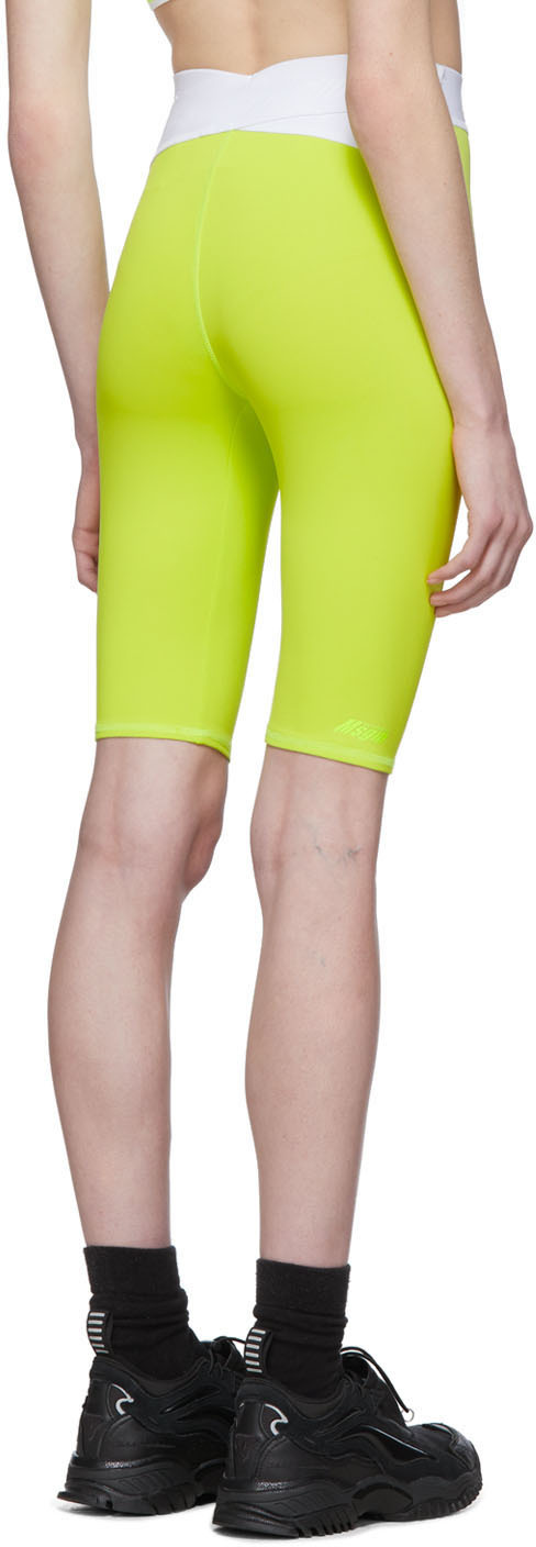 yellow biker shorts