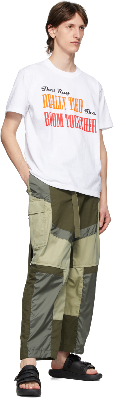 Sacai Khaki Cotton-Blend Cargo Pants | Smart Closet