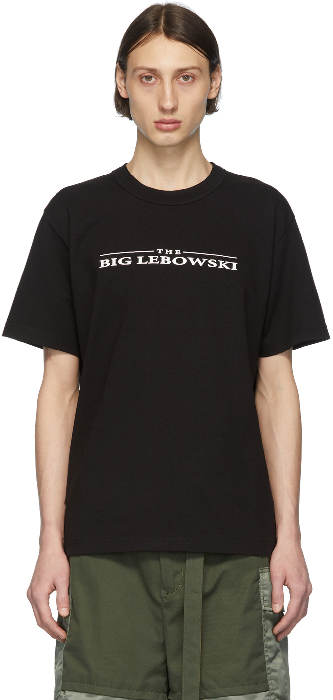 sacai: 黑色 The Big Lebowski T 恤 | SSENSE