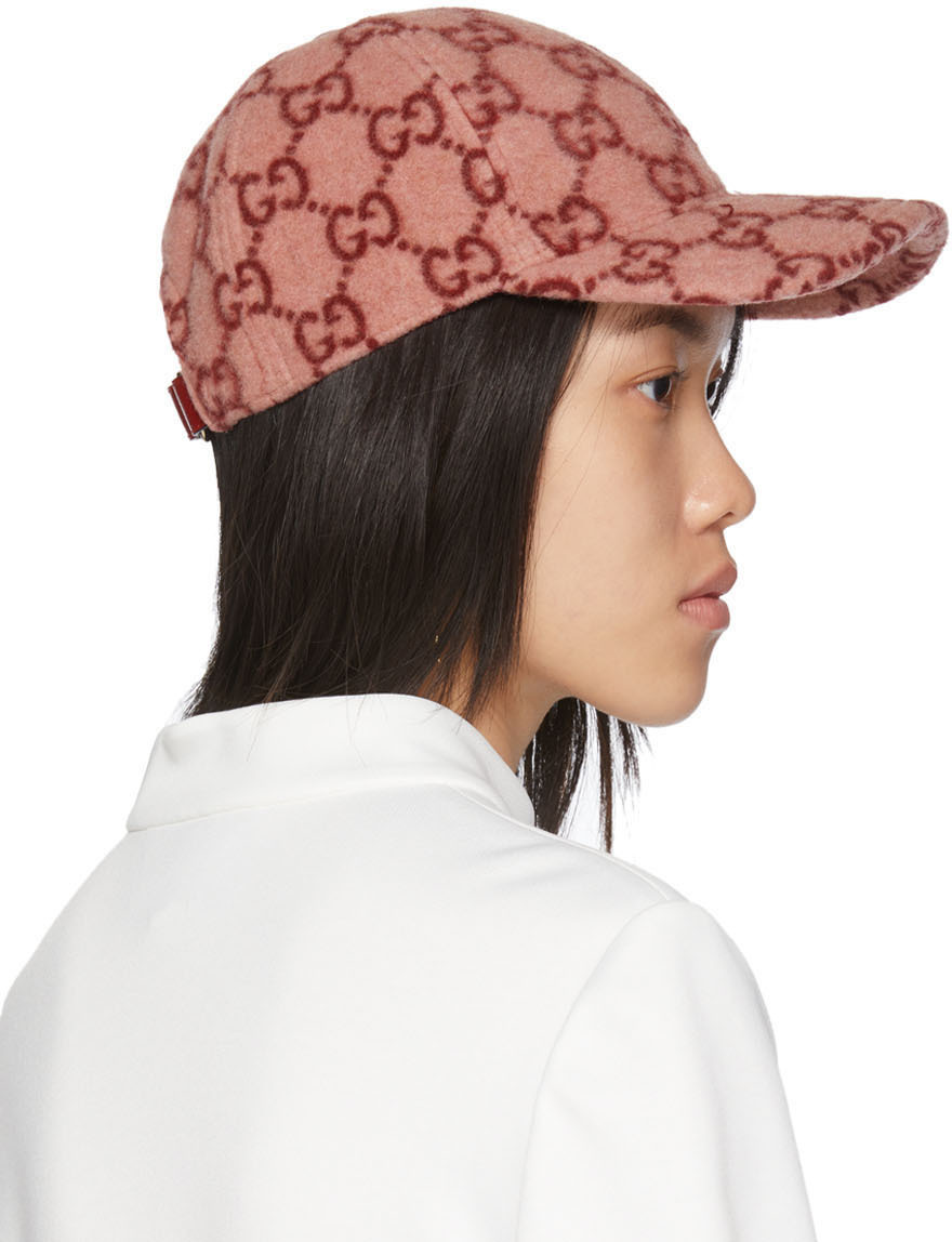 gucci pink cap