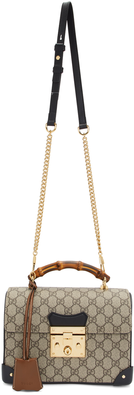 gucci padlock chain bag