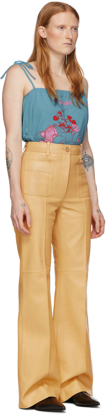 gucci yellow pants