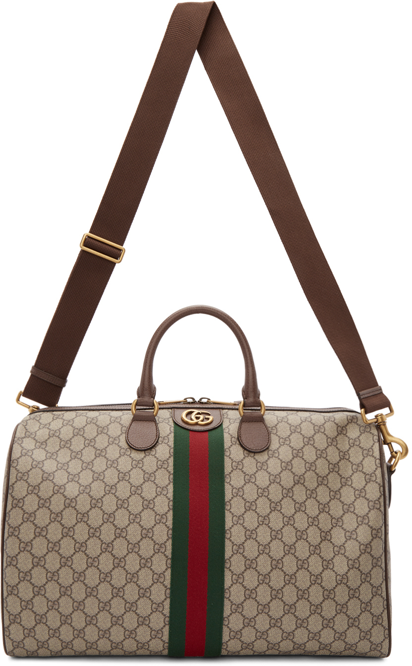 Gucci Beige Medium Ophidia Duffle Bag 201451M169088