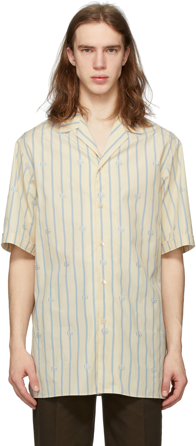 Off-White G Stripe Short Sleeve Shirt 
