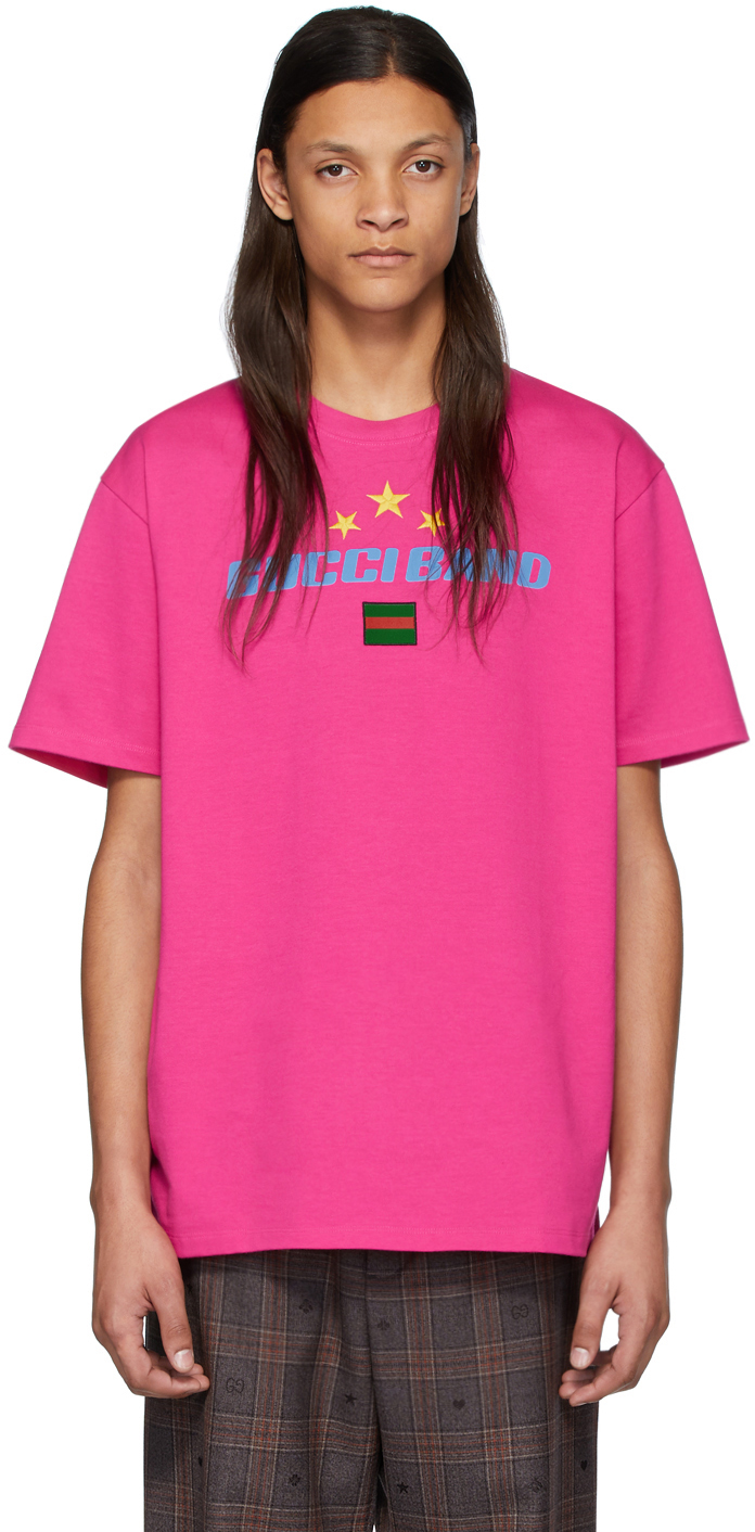 gucci pink t shirt
