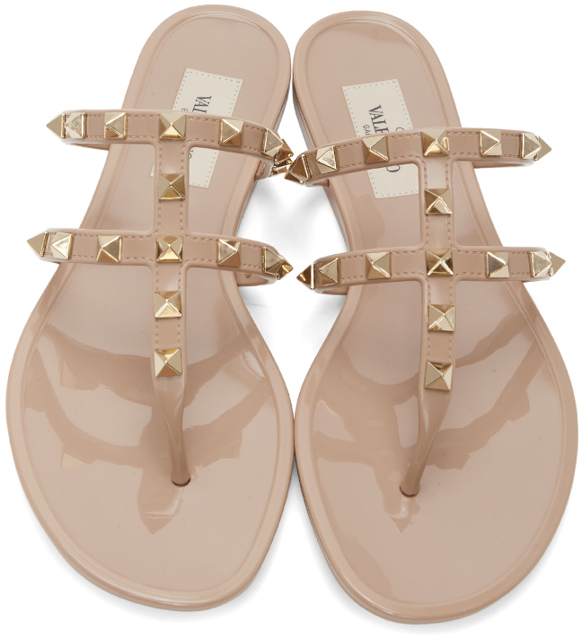 valentino jelly flip flops