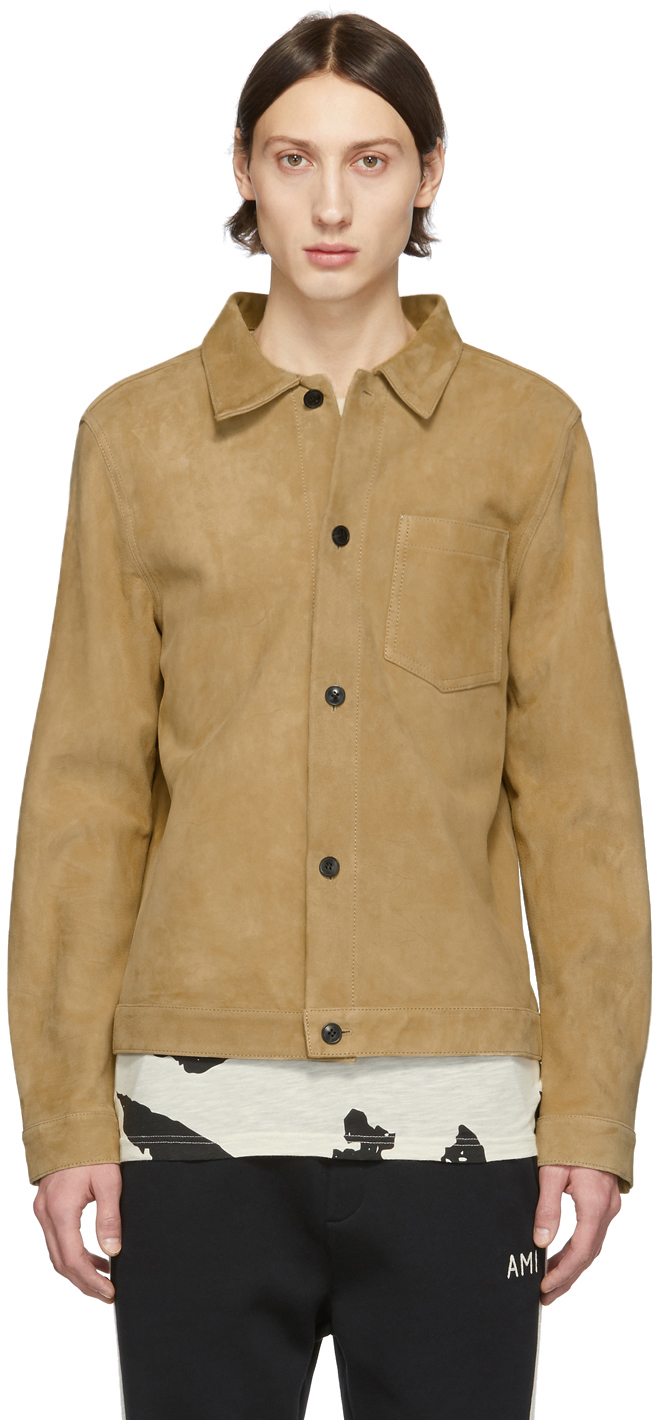 ami suede overshirt