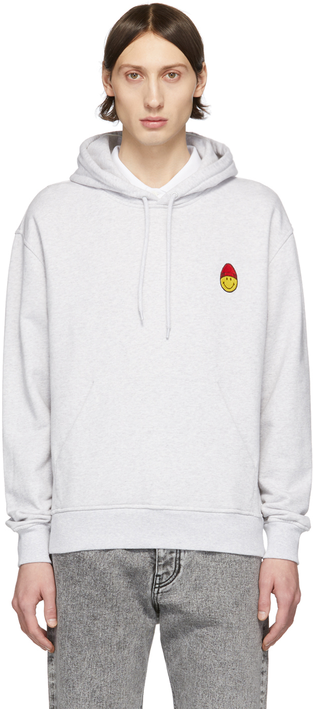 ami hoodie grey