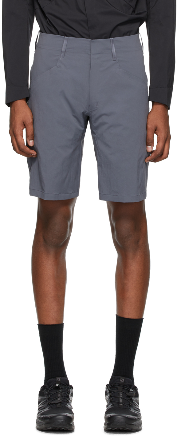 Veilance: Grey Voronoi LT Shorts | SSENSE UK