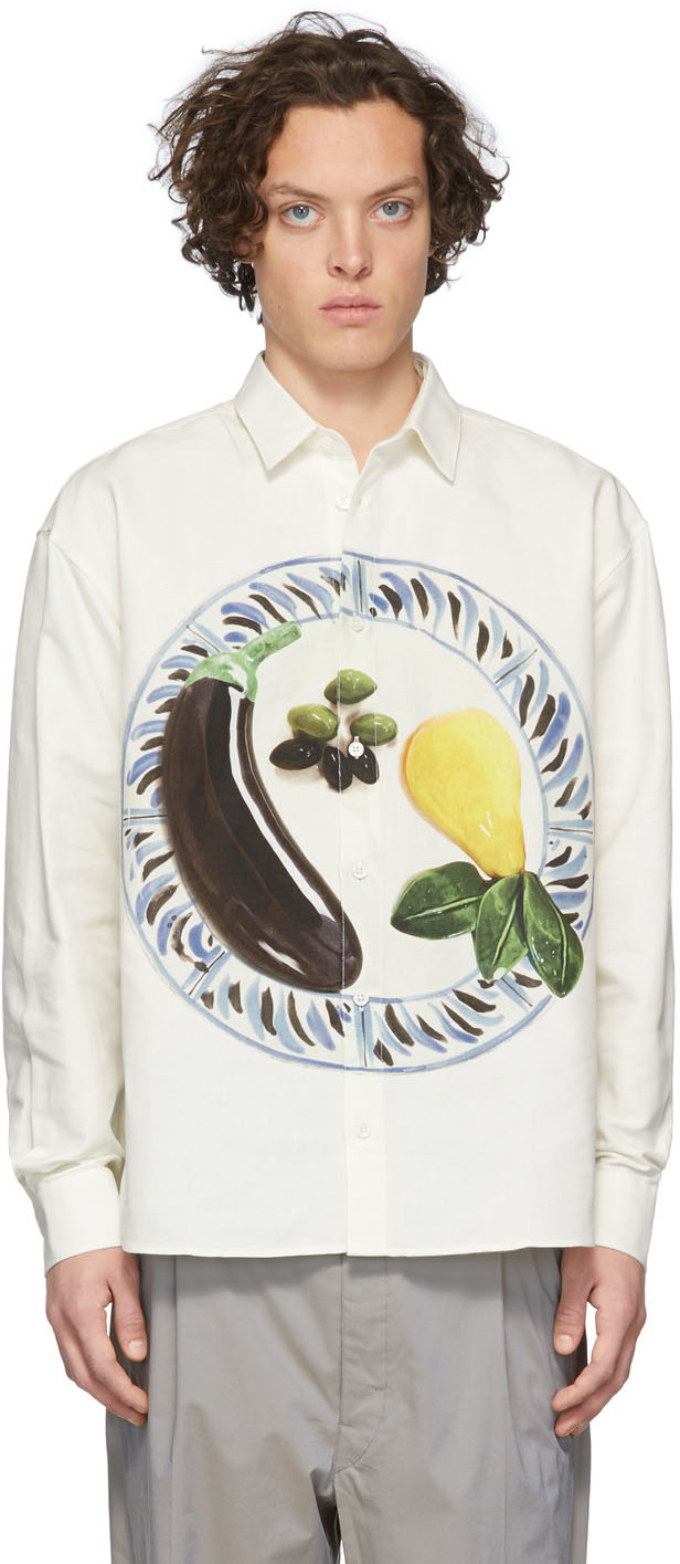 Jacquemus: Off-White 'La Chemise Henri' Shirt | SSENSE