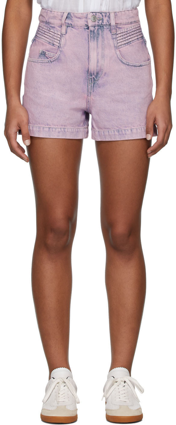 isabel marant pink shorts