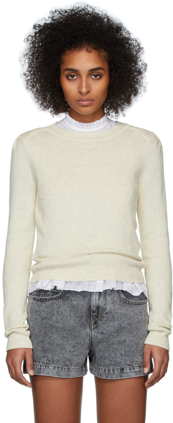 Isabel Marant Etoile: Yellow Kleely Sweater | SSENSE
