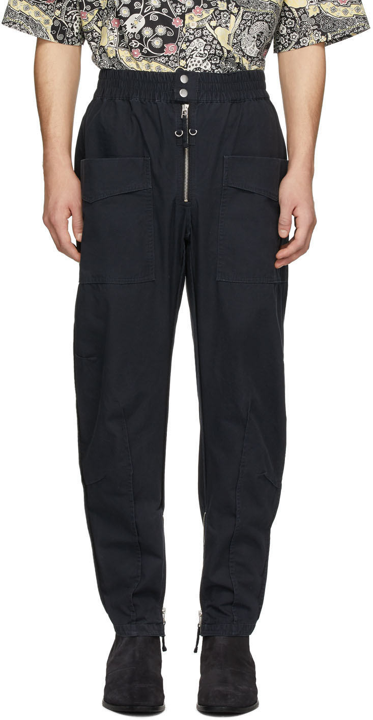 Isabel Marant: Black Tilsen Cargo Pants | SSENSE