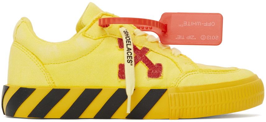 off white black red blue yellow shoes