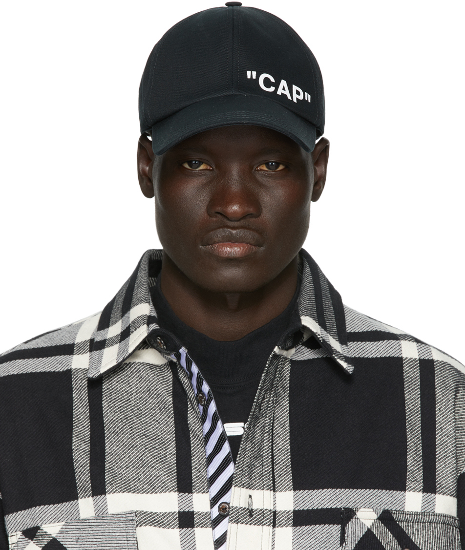 off white quote cap