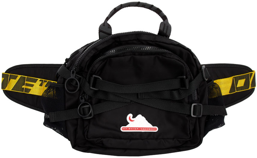 OffWhite Black Maxi Camera Fanny Pack SSENSE