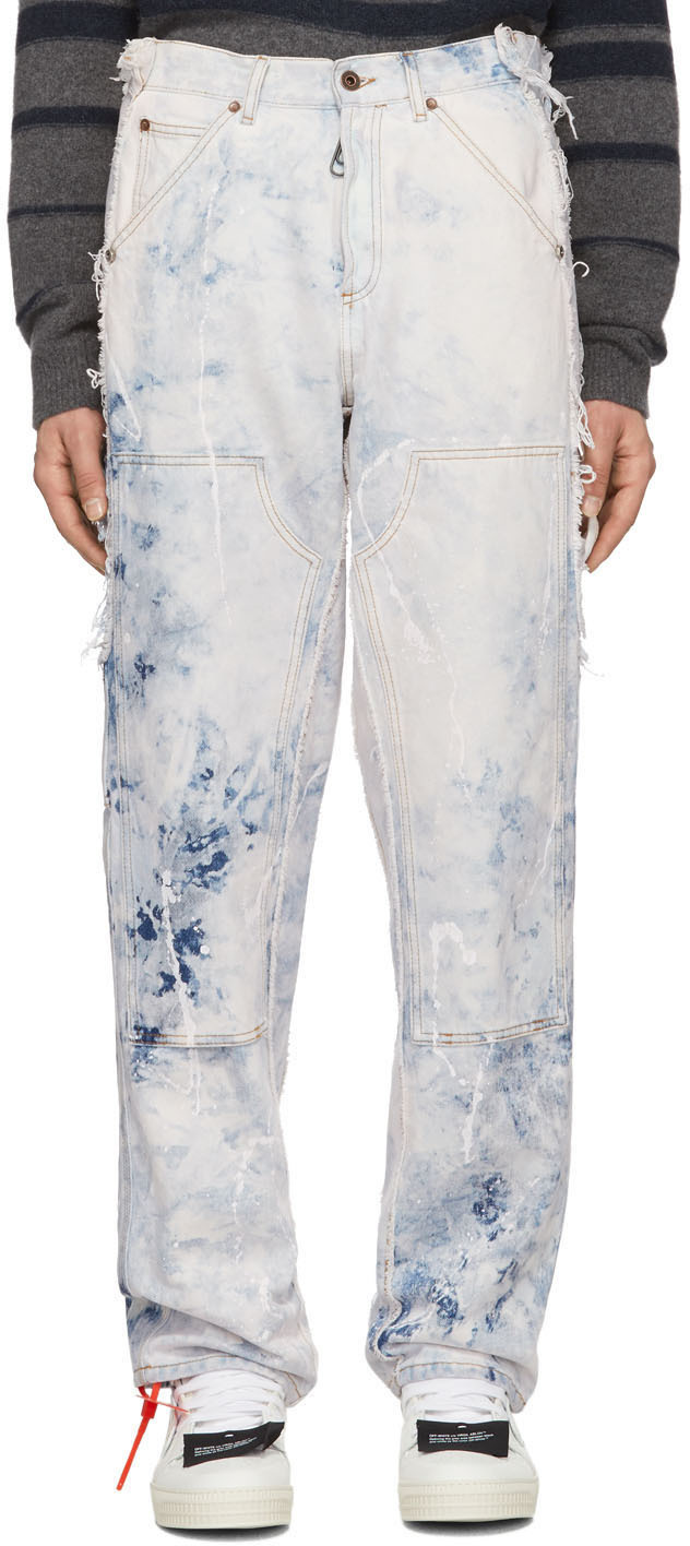 off white carpenter jeans