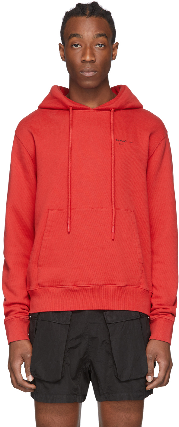 off white red arrows hoodie