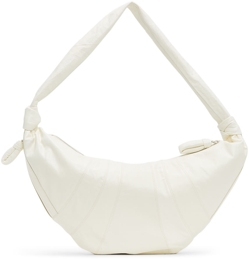 all white bum bag