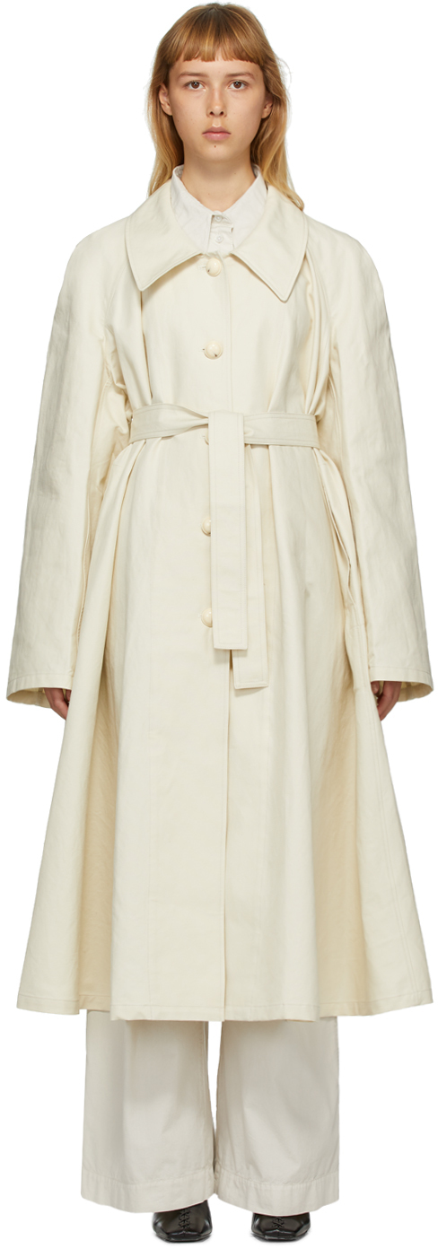 off white trench coat