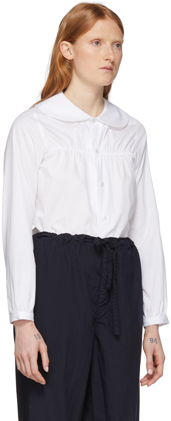 comme des garcons collar shirt