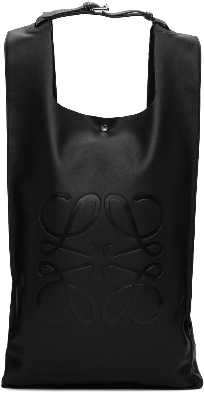 Loewe Black Shopper Backpack 201677M166154