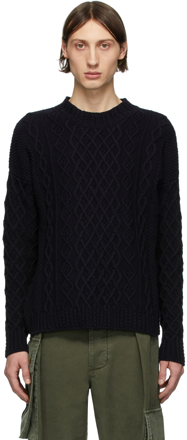 loewe cable knit sweater