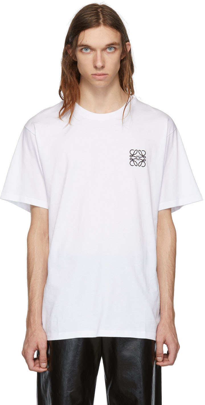 Loewe: T-shirt blanc Anagram | SSENSE 