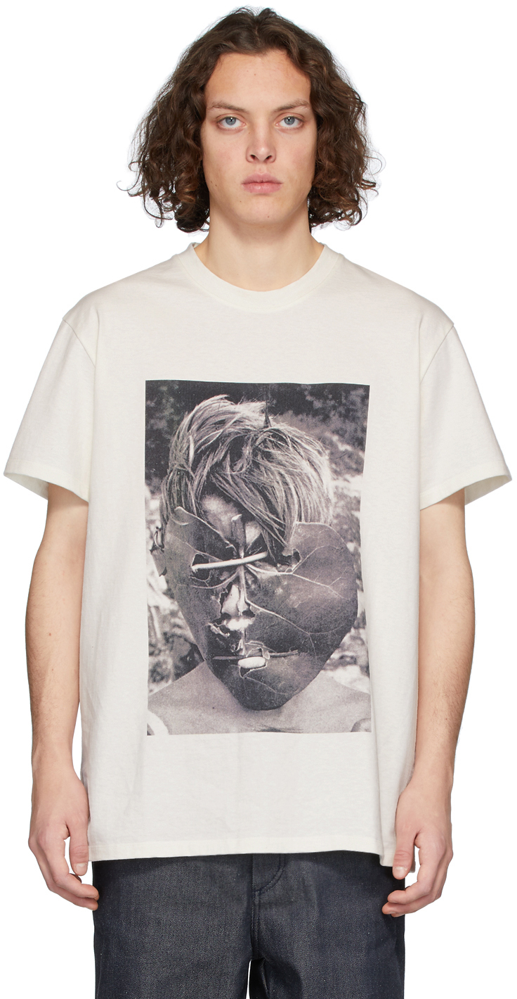 Loewe: Off-White Ken Heyman Ov T-Shirt | SSENSE