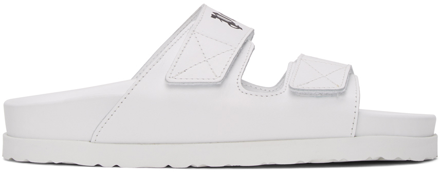 white leather slip on shoes