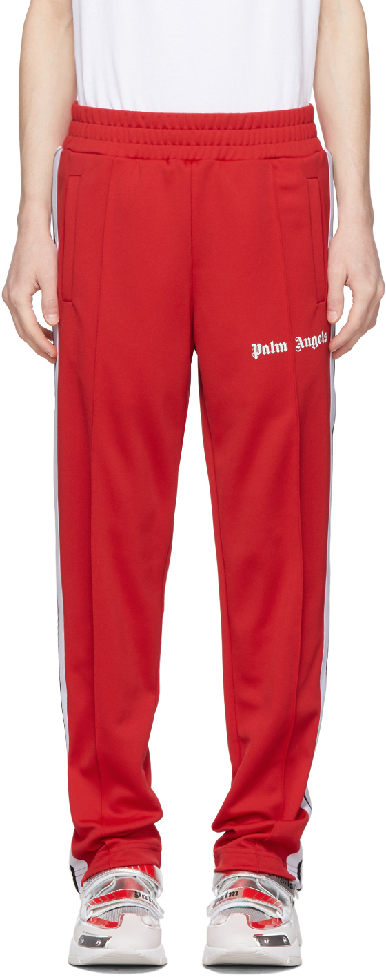 palm angels pants red