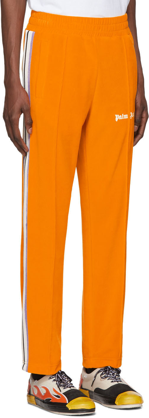 palm angels orange track pants